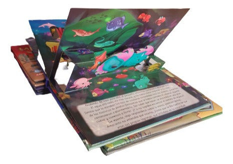 Set 4 Libros Mundo Encantado Unicornios 3d Pop Up Dreamsart