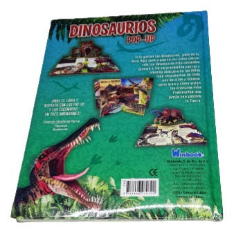 Libro Dinosaurios 3d Pop Up Pasta Dura Winbook