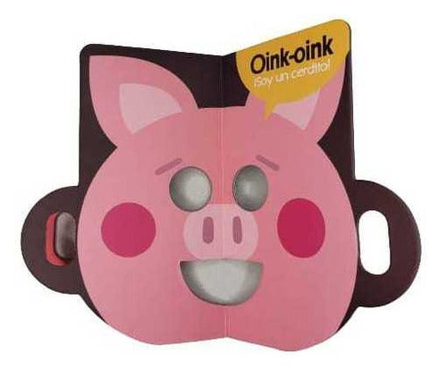 Set 4 Libros Pasta Dura Mascaritas. Zoológico, Bosque,granja