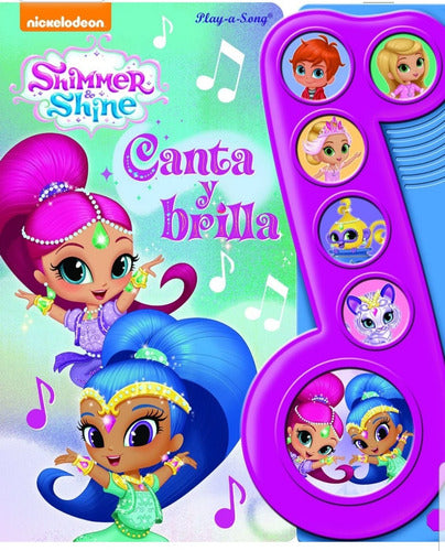 Libro Con Sonido Canta Y Brilla Shimmer&shine Nickelodeon
