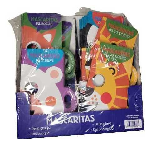 24 Libros Mascaritas Mayoreo. Dreamsart Zoológico,bosque...