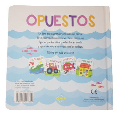 Libro Con Relieve Textura Opuestos Lexus Original