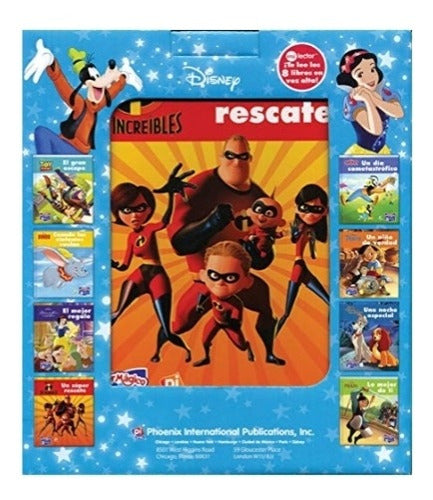 Lector Electrónico Disney Toy Story Los Increíbles Dumbo