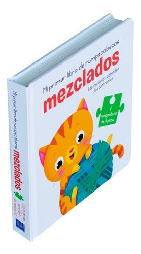 Set 4 Libros C/rompecabezas Mezclados Animales De La Granja