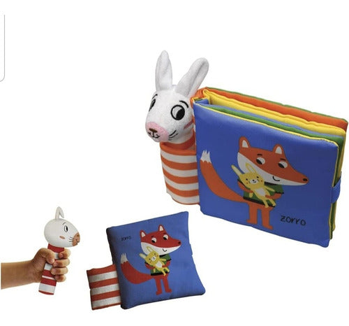 Mi Libro Ruidoso Y Suavecito De Animales. Zorro Y Conejo.