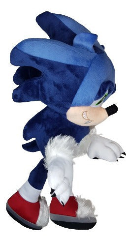 Peluche Suave Sonic The Werehog Lobo Azul Sonic Unleashed