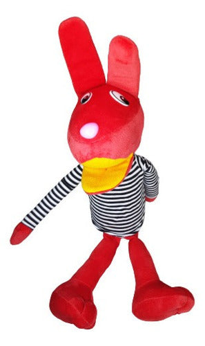 Peluche Suave Juan Carlos Bodoque De 31 Minutos Conejo Rojo
