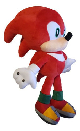 Peluche Suave Sonic Rojo (knuckles The Echidna) Sega 40 Cm