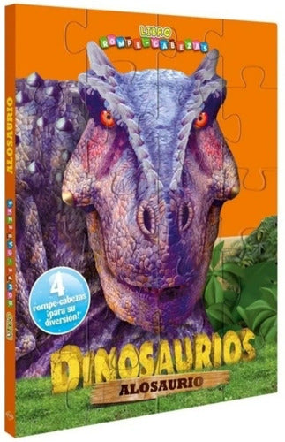 Coleccion 3 Tomos Increíbles Dinosaurios Con Rompecabezas