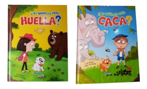 Set 2 Libros De Quién Es Esta Huella De Quién Es Esta Caca