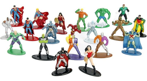 Nano Metalfigs Dc Diecast 20 Figuras Metálicas Jada Toys