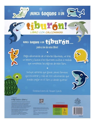 Libro Texturas ¡nunca Toques Un Tiburón! Pasta Blanda