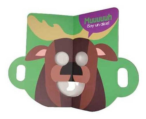 Set 4 Libros Pasta Dura Mascaritas. Zoológico, Bosque,granja