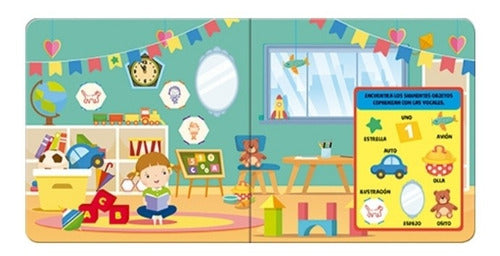 Colección 4 Libros Kinderpedia Vocales,números,colores...