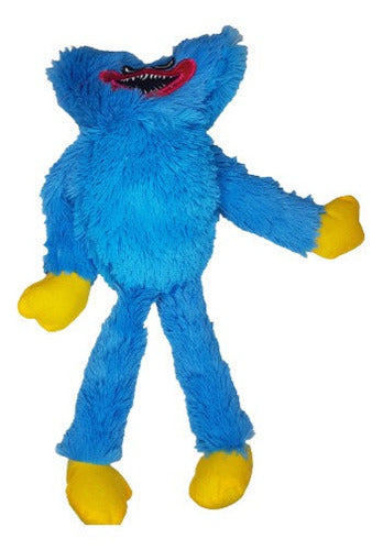 Peluche Huggy Wuggy Mounstro Azul Dientes Afilados 40cm