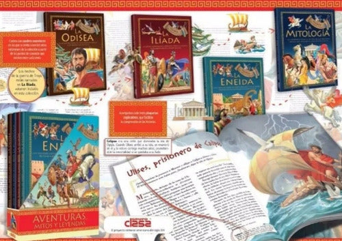 Aventuras Mitos Y Leyendas. La Odisea, Eneida, Iliada Y Más