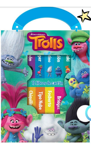 Mi Primera Biblioteca De 12 Libros Trolls Dreamworks