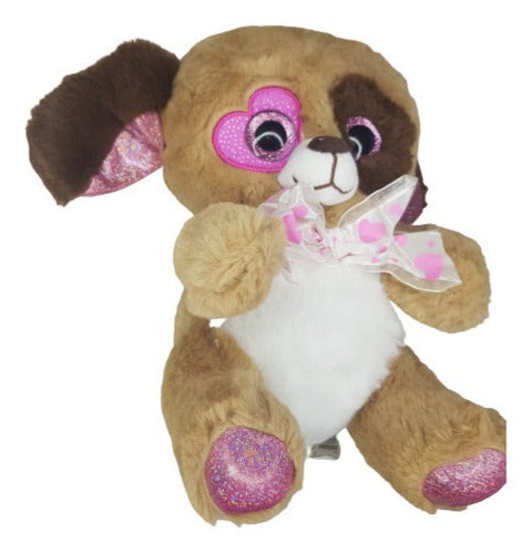 Peluche Suave De Perrito Blin Blin 23 Cm Original