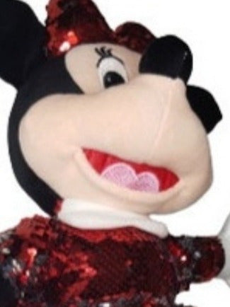 Peluche Minnie Mouse Disney 50 Cm Lentejuelas Brillantes