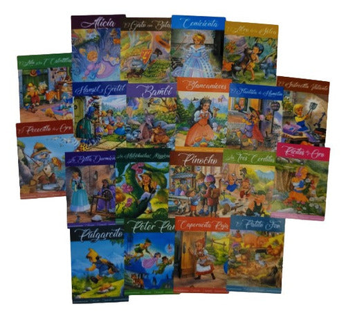 20 Libros Cuentos Clásicos Colección Diamante Winbook