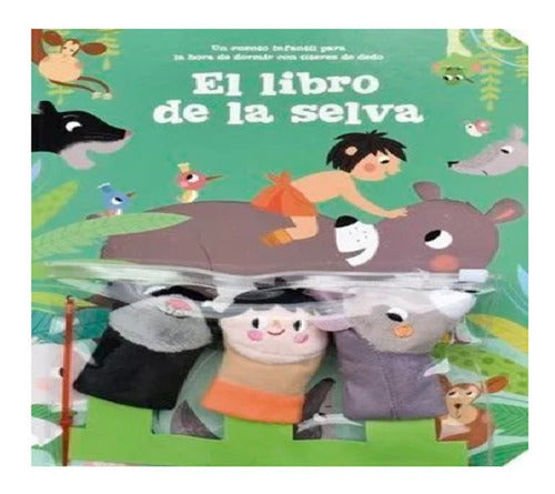El Libro De La Selva Más 3 Títeres De Dedito