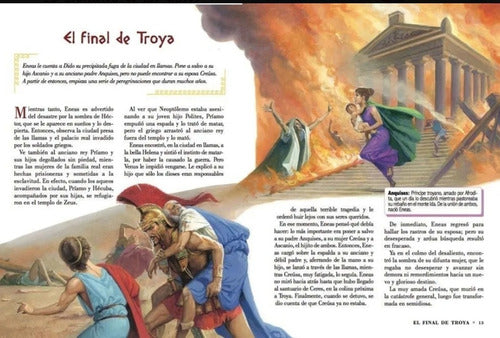 Aventuras Mitos Y Leyendas. La Odisea, Eneida, Iliada Y Más