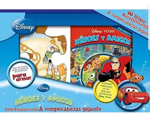 Busca Y Encuentra Disney Heroes Y Amigos Con Rompecabezas