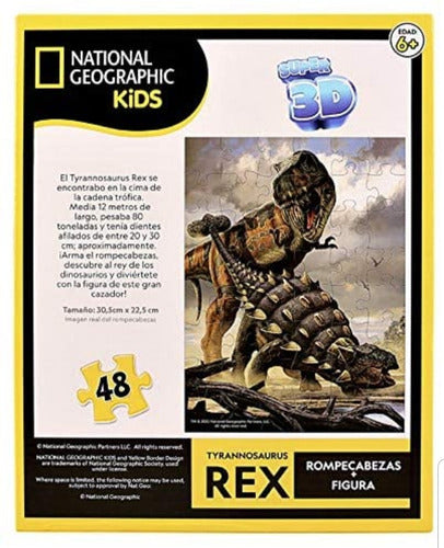 Novelty Jca-2932 Rompecabezas 3d Con Figura T. Rex
