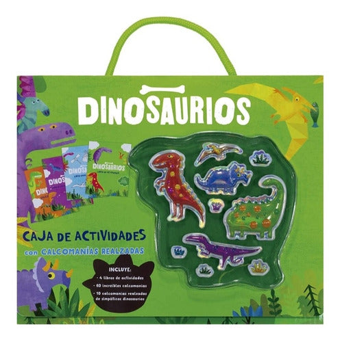 Cajita De Actividades Con Calcomanias: Dinosaurios