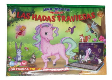 Set 4 Libros Mundo Encantado Unicornios 3d Pop Up Dreamsart