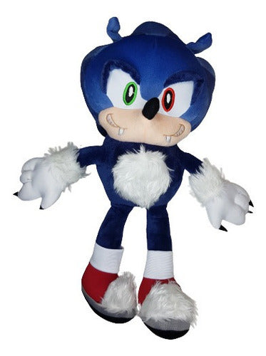Peluche Suave Sonic The Werehog Lobo Azul Sonic Unleashed