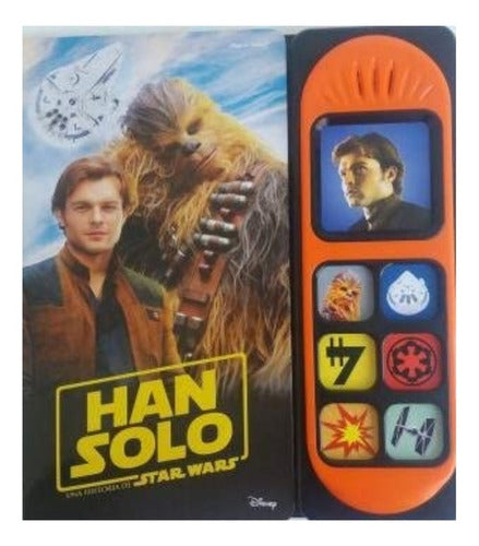 Libro Pasta Dura Con Sonido 7 Botones Han Solo Star Wars