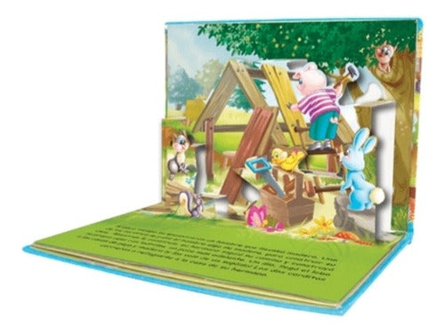 Set 4 Libros Mis Cuentos Clásicos En 3d,cenicienta,bambi...