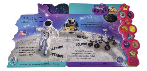 Libro Con 10 Sonidos Asombroso Espacio Lexus Pasta Dura