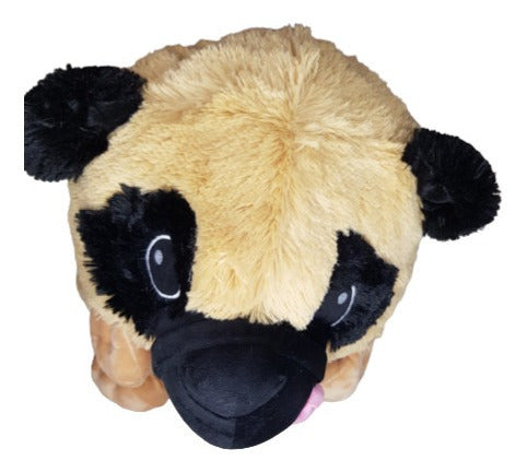 Peluche Suave De Perrito Pug 38 Cm