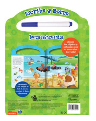 Libro Escribe Y Borra Busca Y Encuentra Nickelodeon Blue's