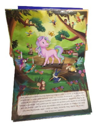 Set 4 Libros Mundo Encantado Unicornios 3d Pop Up Dreamsart