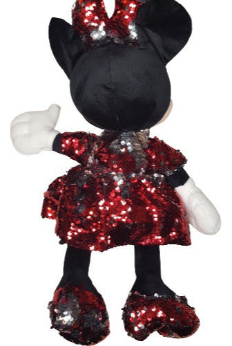 Peluche Minnie Mouse Disney 50 Cm Lentejuelas Brillantes