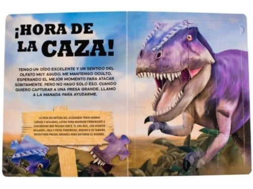 Coleccion 3 Tomos Increíbles Dinosaurios Con Rompecabezas