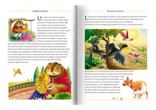 Colección 50 Fábulas Y Cuentos Original Pasta Dura