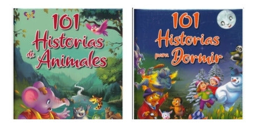 Set 2 Libros. 101 Historias Dormir & 101 Historias Animales
