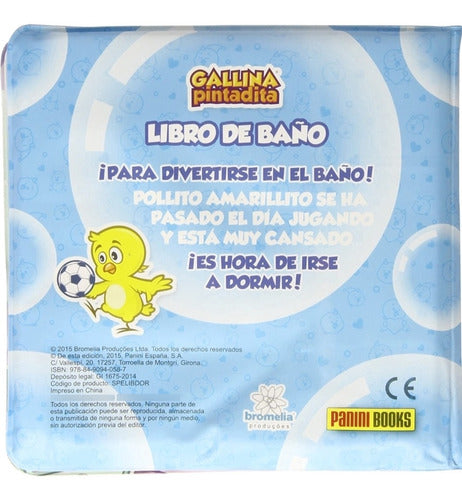 Libro Baño Pollito Amarillito Se Va A Dormir Gallina Pintada