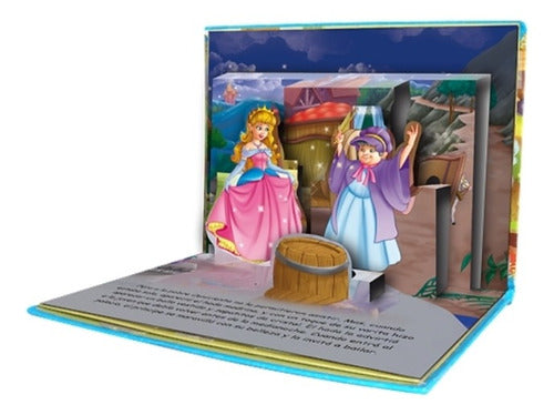 Set 4 Libros Mis Cuentos Clásicos En 3d,cenicienta,bambi...
